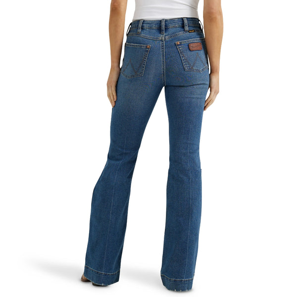 11MPESY Wrangler Women's Retro Premium High Rise Trouser Jean - Shelby