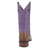 3120 Laredo Womens Bonnie Square Toe Cowboy Boot - Tobacco/Purple