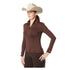 3370-14 Hobby Horse Pearle Blouse - Chocolate