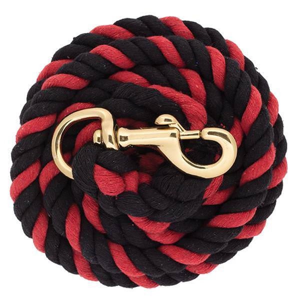 35210-08 Weaver Leather Cotton 8' Lead Rope w/ Brass Snap