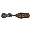 3P9037-M Professional's Choice Men's Chocolate Arrowhead Spur Strap