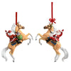 700690 Breyer 2024 Holiday Christmas Santa Ornament - Hi Ho Santa