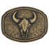 A1023C Montana Silversmiths Wild Ambition Buffalo Skull Attitude Belt Buckle