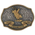 A1025P Montana Silversmiths Future Bull Rider Attitude Belt Buckle