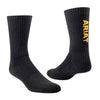 AR2239 Ariat Unisex Premium Ringspun Cotton Crew Work Sock 3 Pair Pack - Black