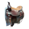 2377-8701-05 Circle Y Alpine Flex2 Trail Saddle 17" Wide Tree - Walnut