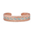 BC5836RG Montana Silversmiths Rose Gold Narrow Lightning Emma's Sunlight Cuff Bracelet