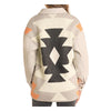 BWB2C04494 Rock & Roll Women's Knit Aztec Shirt Jacket - Light Grey