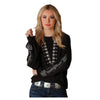 CTK7458003 Cruel Girl Women's Long Sleeve Sweater - Black