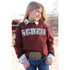 CWK8002001 Cruel Girl Girls' Rodeo Sweatshirt - Burgundy