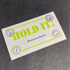 Hold It Magnetic Number Holders- Clear Crystal/ Clear Round Stone