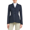 D8116 R.J. Classics Women's Devon Washable Show Coat - Navy Herringbone