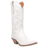 DI920 Dingo Women's Out West Snip Toe Leather Western Boot - Smooth White