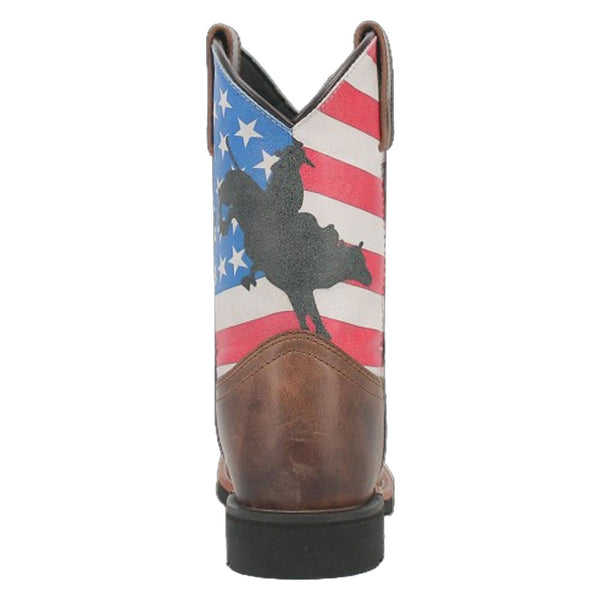 DPC2823 DPC3823 Dan Post Youth Buck Leather Square Toe Cowboy Boot