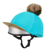 IT00141 LeMieux Pom Hat Silk Helmet Cover - Azure