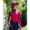 IT00144 LeMieux Pom Hat Silk Helmet Cover - Chilli