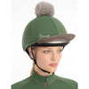 IT00147 LeMieux Pom Hat Silk Helmet Cover - Hunter Green