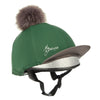 IT00147 LeMieux Pom Hat Silk Helmet Cover - Hunter Green