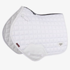 IT01209 LeMieux Loire Classic Satin Close Contact Square English Saddle Pad - White