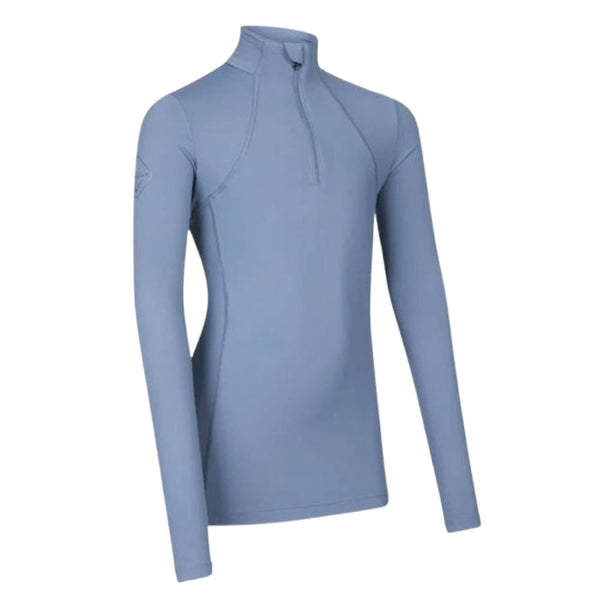 IT01735 LeMieux Young Rider Base Layer Long Sleeve Shirt - Ice Blue