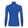 IT02132 My LeMieux Ladies Base Layer Quarter Zip Long Sleeve Shirt - Bennetton Blue