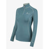 IT02150 My LeMieux Ladies Base Layer Quarter Zip Long Sleeve Shirt - Sage