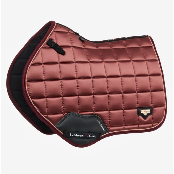 IT03270 LeMieux Loire Classic Satin Close Contact Square English Saddle Pad - Orchid