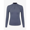 IT04000 My LeMieux Ladies Base Layer Quarter Zip Long Sleeve Shirt - Jay Blue