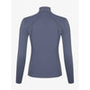 IT04000 My LeMieux Ladies Base Layer Quarter Zip Long Sleeve Shirt - Jay Blue