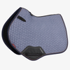 IT04081 LeMieux Suede Close Contact Square English Saddle Pad - Jay Blue