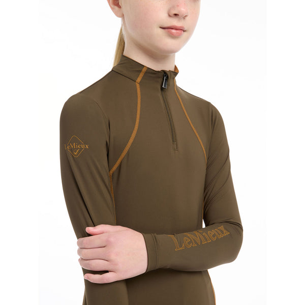 IT05142 LeMieux Young Rider Base Layer Long Sleeve Shirt - Alpine