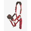 IT05291 LeMieux Vogue Fleece Cushion Headcollar Halter & Lead Rope Set - Ember