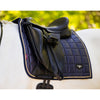 IT05933 LeMieux Loire Classic Satin Dressage Square Saddle Pad - Dusk Blue