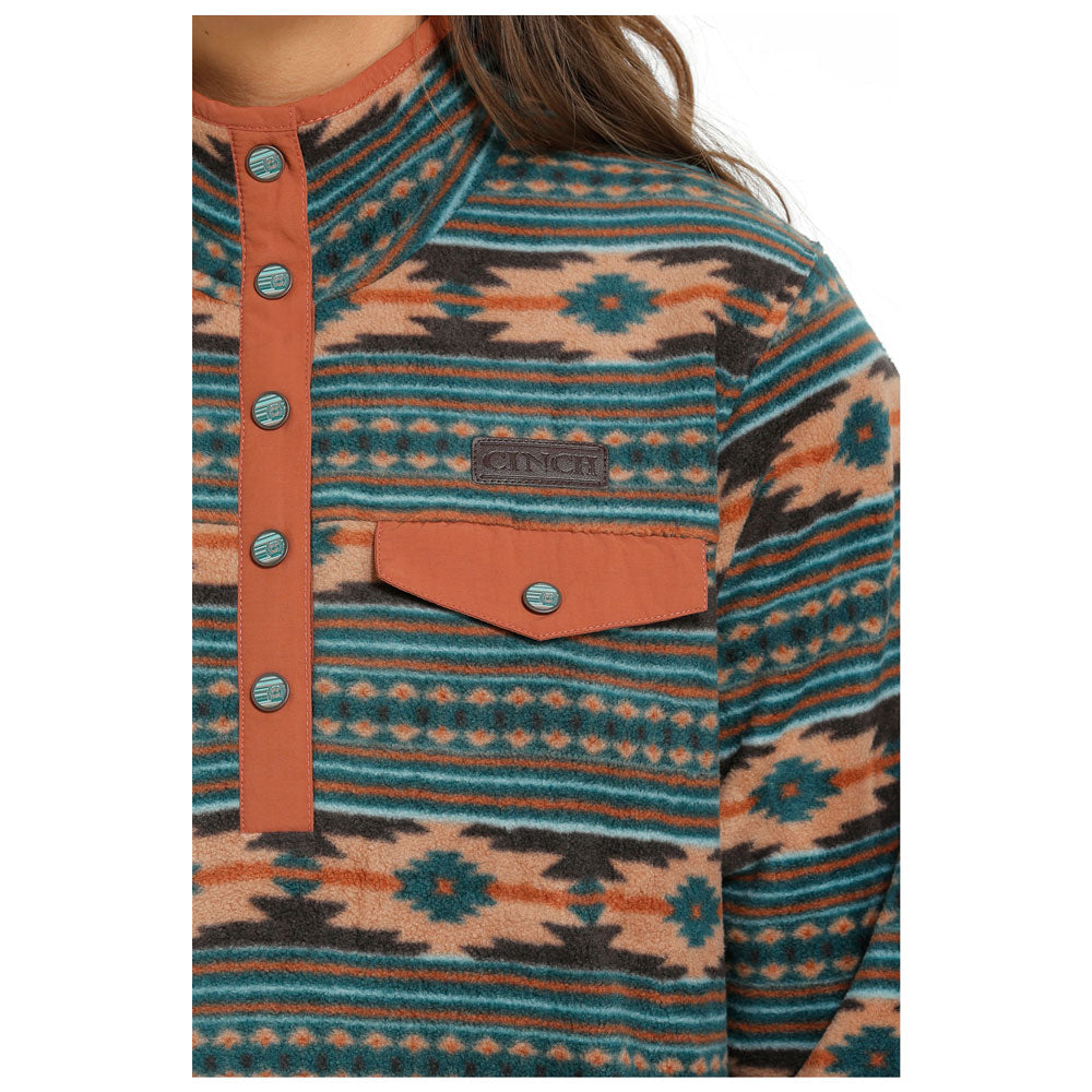 Cinch fleece pullover online women's