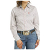 MSW9164221 Cinch Women's Long Sleeve Western Button Shirt - Multicolor Stripe