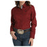 MSW9165059 Cinch Women's Long Sleeve Western Shirt - Red Print