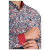 MTW1105766 Cinch Men's Long Sleeve Buttondown Shirt - Multicolor Paisley