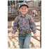 MTW7060346 Cinch Boys Long Sleeve Western Buttondown Shirt - Multicolor Paisley