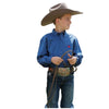 MTW7060348 Cinch Boys Long Sleeve Western Buttondown Shirt - Royal Blue Print