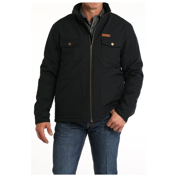 MWJ1566003 Cinch Men's Conceal Carry Canvas Jacket - Black