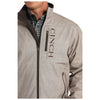 MWJ1567010 Cinch Men's Bonded Softshell Logo Jacket - Stone