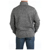 MWK1080014 Cinch Men's 1/4 Zip Sweater - Grey