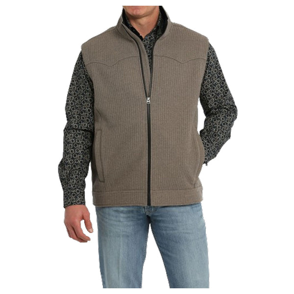 MWV1909003 Cinch Men's Bonded Wooly Vest - Khaki