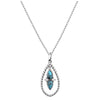 NC5956 Montana Silversmiths Moonlit Ocean Turquoise Necklace