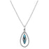 NC5956 Montana Silversmiths Moonlit Ocean Turquoise Necklace