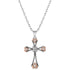 NC6040 Montana Silversmiths Faith in my Heart Cross Necklace