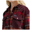 112356643 Wrangler Women's Retro Americana Boyfriend Fit Snap Flannel Shirt - Red Plaid