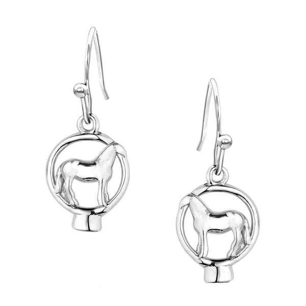 QER5971 Montana Silversmiths AQHA Horses of the World Earrings