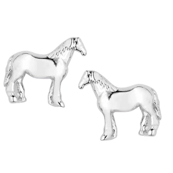 QER5972 Montana Silversmiths AQHA Quarter Horse Earrings