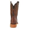 RW4508-2 R. Watson Men's Full Quill Ostrich Wide Square Toe Western Boot - Kango Tobac Brown